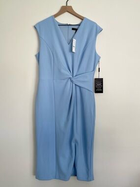 White House Black Market Twist Detail Sheath Dress